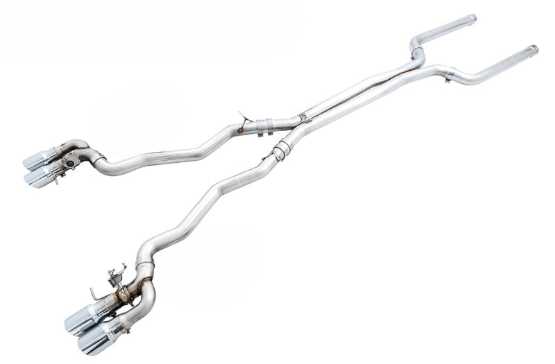 AWE Tuning 18-19 BMW M5 (F90) 4.4T AWD SwitchPath Cat-back Exhaust - Chrome Silver Tips 3025-42062 3025-42062 Photo - Primary
