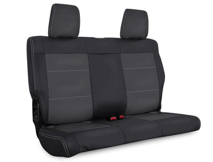 PRP Seats PRP 07-10 Jeep Wrangler JK Rear Seat Covers/2 door - Black/Grey B017-03 B017-03 Photo - Primary