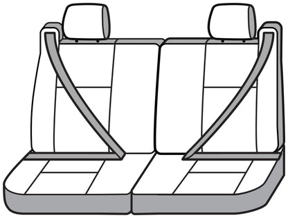 Covercraft 07-14 GMC Yukon Polycotton SeatSaver Custom Third Row Seat Covers - Grey SS8369PCGY SS8369PCGY Photo - out of package