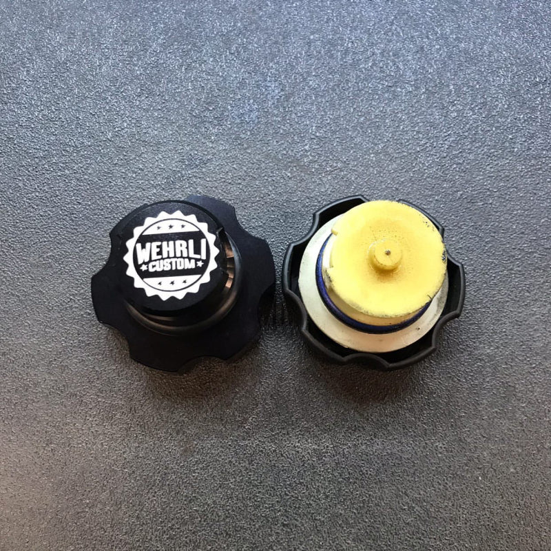 Wehrli 2001+ GM Duramax LB7/LLY/LBZ/LMM/LML/L5P Billet Oil Fill Cap - Black Anodized WCF100443 WCF100443 User 4