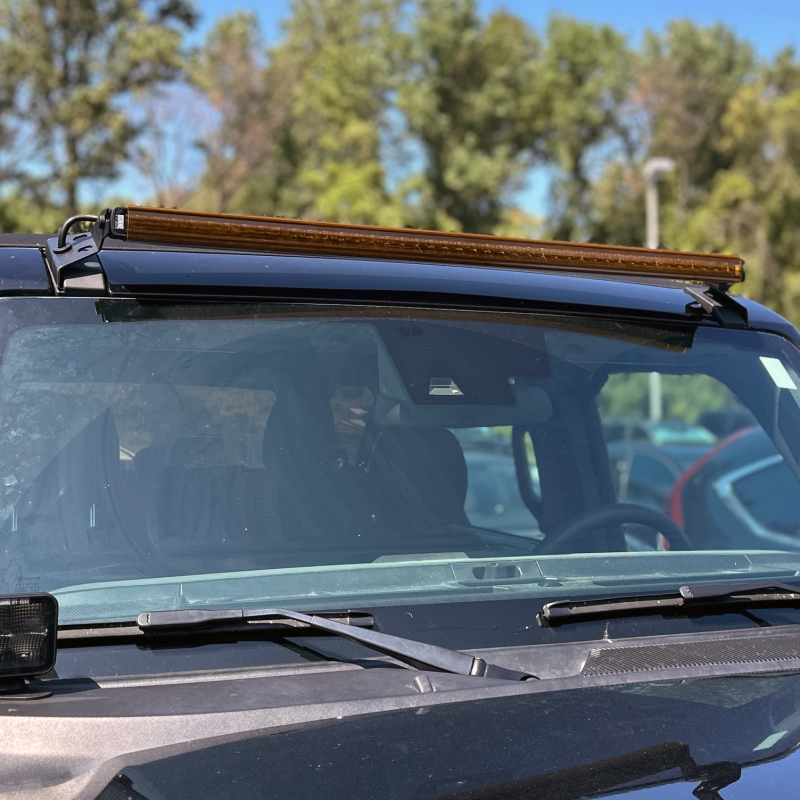 Borne Off-Road Light Bar Cover Single Row 10in Amber BNLT-COV-SS10YL BNLT-COV-SS10YL Photo - Primary