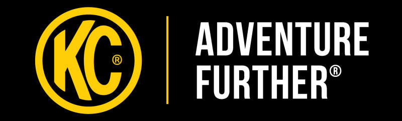 KC HiLiTES 17in. x 60in. Banner - Black w/Yellow kcl9902 kcl9902 Photo - Primary