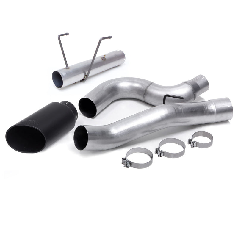 Banks Power 13-18 Dodge RAM Monster Exhaust 5.0in. Single 6.7L CCLB w/ SideKick S/S Black Tip 49797-B 49797-B Photo - out of package