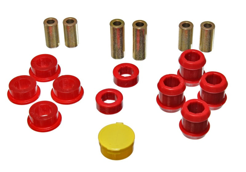 Energy Suspension Control Arm Bushing Set Red Honda Civic Base 1988-1991 16.3103R Photo - Primary