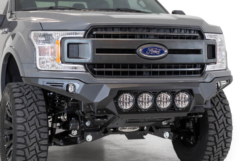 Addictive Desert Designs 18-20 Ford F-150 Bomber Front Bumper w/ 4 Rigid 360 6IN Mounts F180014110103 F180014110103 Photo - Primary