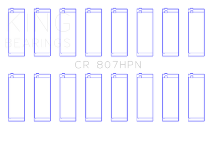 King Engine Bearings King Chevy LS1 / LS6 / LS3 (Size STD) Performance Rod Bearing Set CR807HPN CR807HPN Photo - Primary