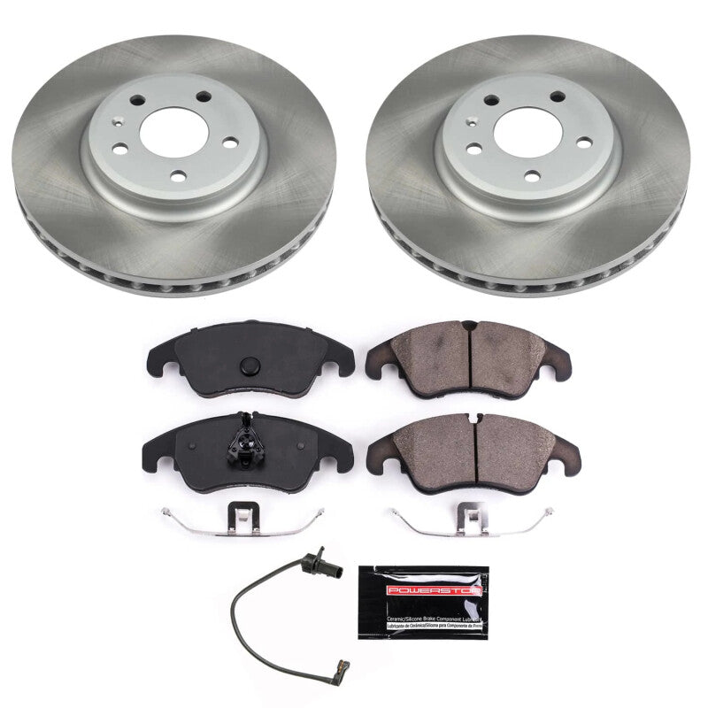 PowerStop Power Stop 09-11 Audi Q5 Front Semi-Coated Rotor Kit SC5752 SC5752 Photo - Primary