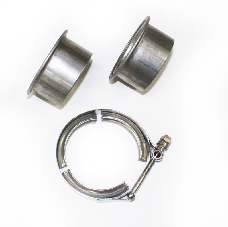 JBA 2.5in Stainless Steel V-Band Clamp & Flanges VB25 VB25 Photo - Primary