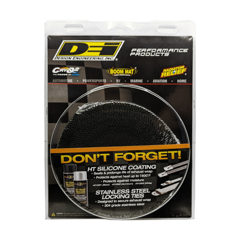 DEI Exhaust Wrap 2in x 50ft - Titanium - Black 10003 10003 Photo - Unmounted