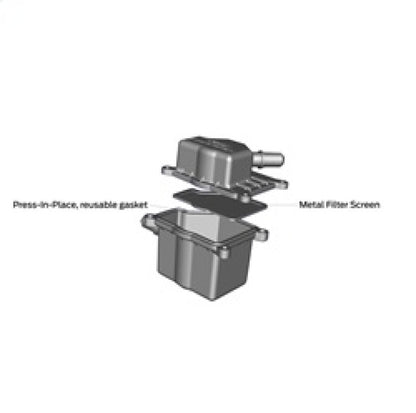 Ford Performance Parts 15-16 Mustang GT350 5.2L V8 Oil-Air Separator M-6766-A50S Technical Drawing