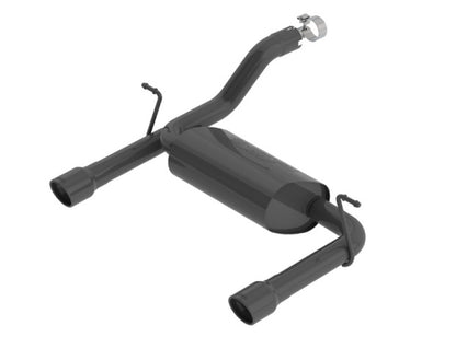 Borla 2018 Jeep Wrangler JL/JLU 3.6L 2DR/4DR Touring SS Axle Back Black Coated Exhaust w/3.5in Tips 11955CB 11955CB Photo - Primary