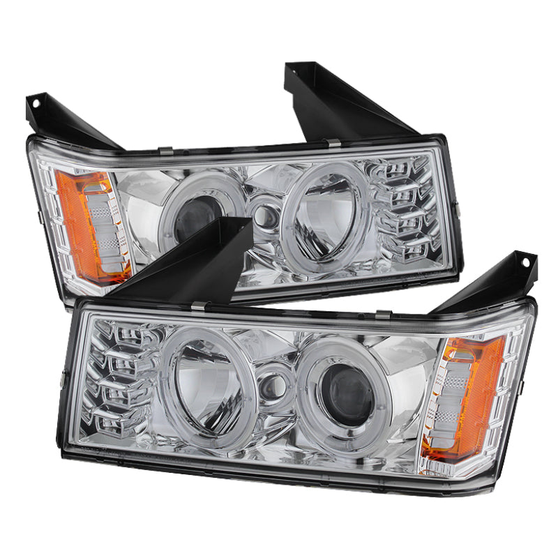 Spyder Chevy Colorado 04-12 Projector Headlights Halogen- LED Halo Chrm PRO-YD-CCO04-HL-C 5074157 5074157 Photo - Primary