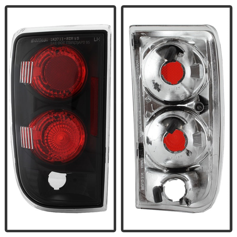 Spyder Chevy Blazer 95-05/Oldsmobile Bravada 96-01 Euro Tail Lights Blk ALT-YD-CB95-BK 5001146 5001146 Photo - Unmounted
