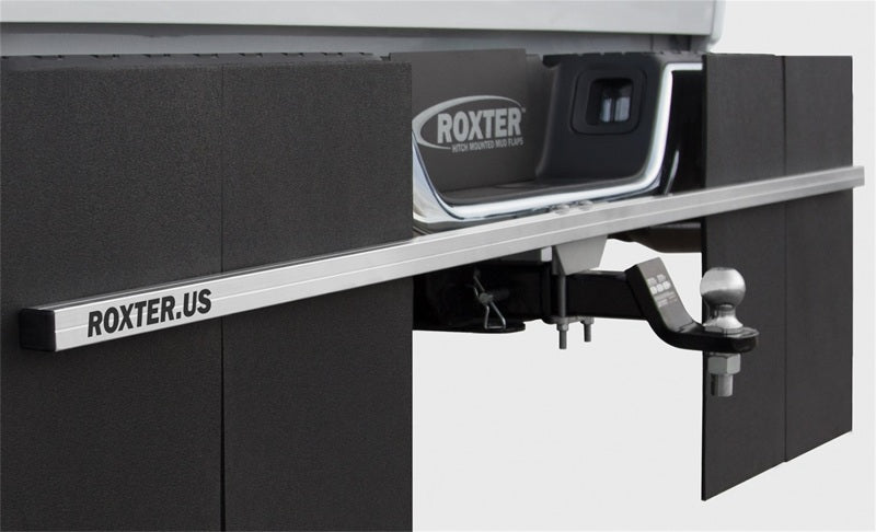 Access Roxter Universal Fit Pickups/SUVS 80in Wide Smooth Mill Finish Hitch Mounted Mud Flaps D100001 D100001 Photo - Mounted