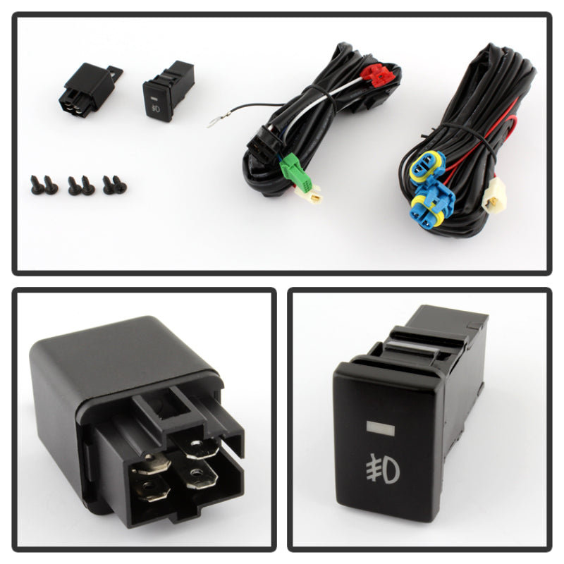 Spyder Mitsubishi Mirage 2014+ OEM Fog Lights w/Switch Clear FL-MM2014-C 5077769 5077769 User 1