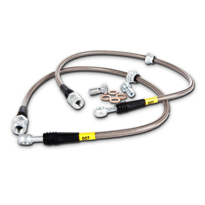 StopTech 07-09 Ford Edge / 07-09 Lincoln MKX Stainless Steel Rear Brake Lines 950.61505 950.61505 Photo - Primary
