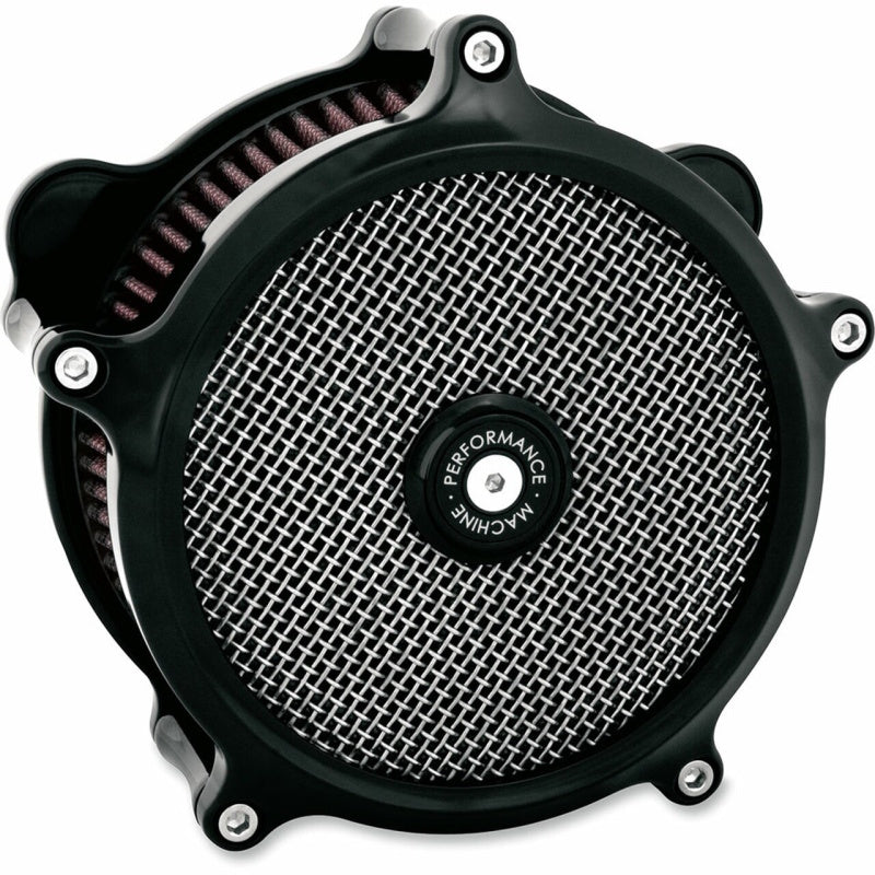 Performance Machine Air Cleaner Slim - Black Ano 0206-2151-B 0206-2151-B Photo - Primary