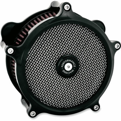 Performance Machine Air Cleaner Slim - Black Ano 0206-2151-B 0206-2151-B Photo - Primary