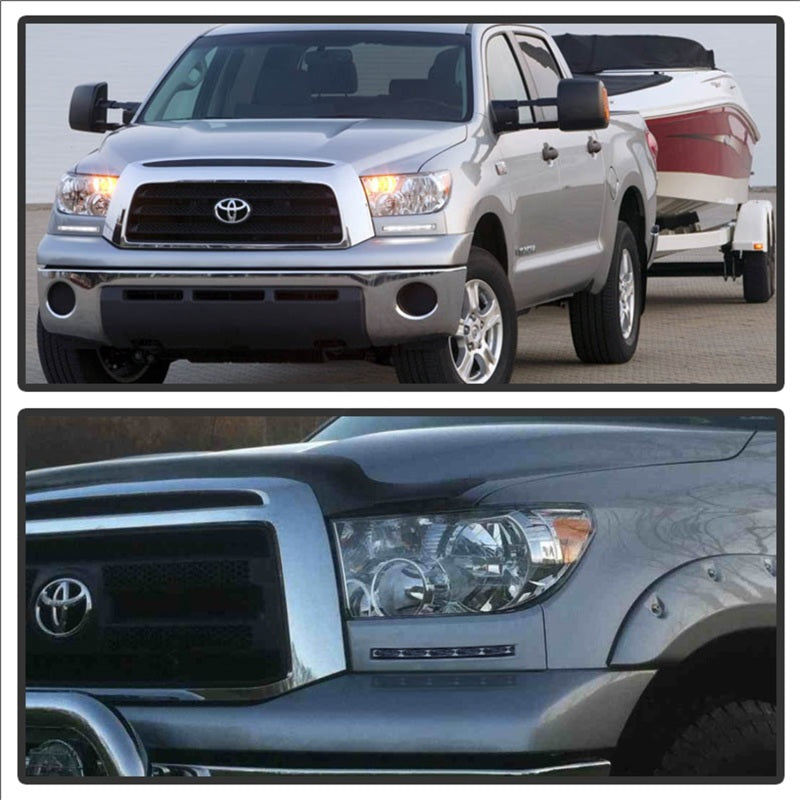 Spyder Toyota Tundra 07-13 Daytime LED Running Lights (XSP-X Model Look)wo/swtch Blk FL-DRL-TTU07-BK 5077714 5077714 Photo - Mounted