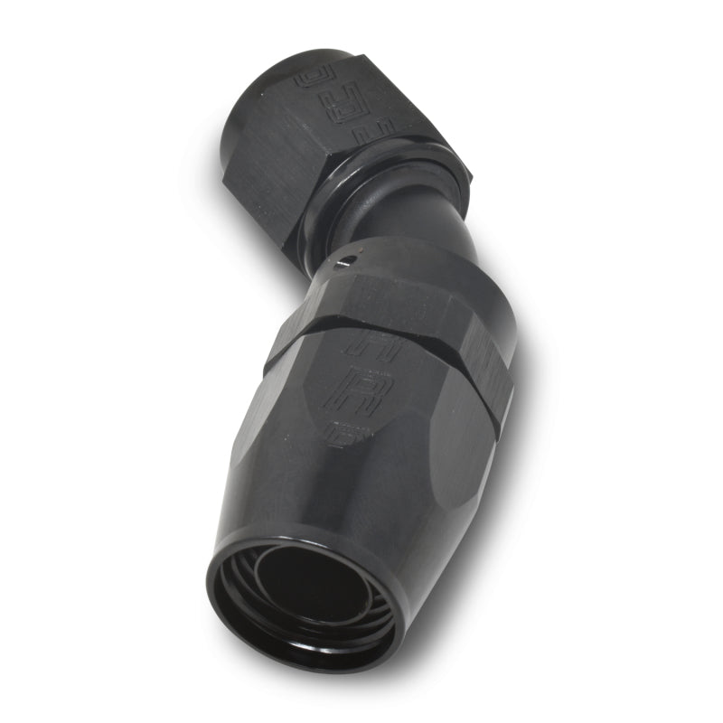 Russell Performance -10 AN Black 45 Degree Full Flow Hose End 610115 610115 Photo - out of package