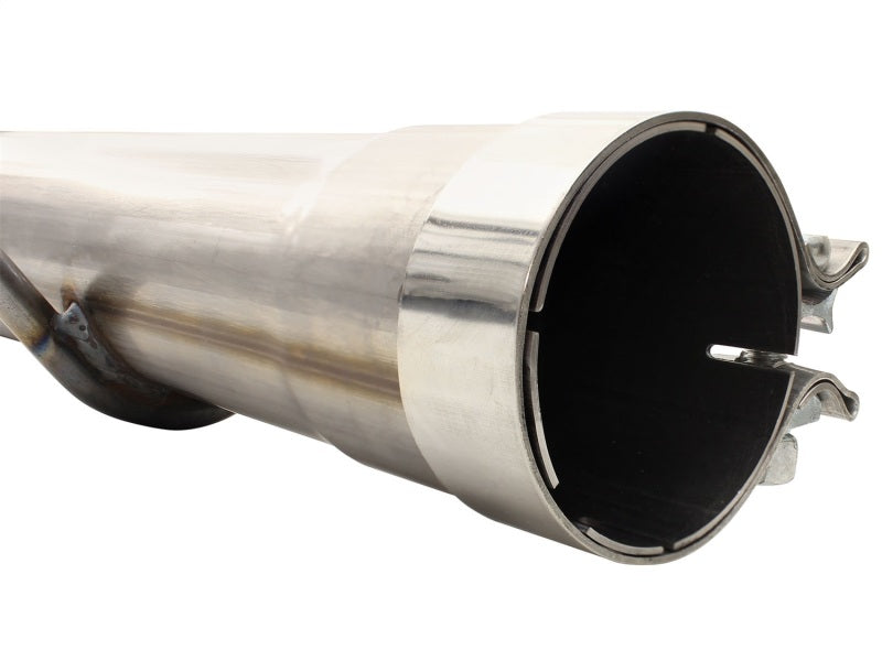 aFe Cat-Back Stainless Steel Exhaust System Black - Ford Trucks 99-04 49-43076-B Photo - Unmounted