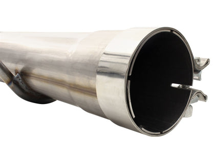 aFe Cat-Back Stainless Steel Exhaust System Black - Ford Trucks 99-04 49-43076-B Photo - Unmounted