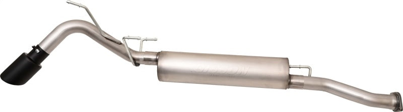 Gibson 16-22 Toyota Tacoma 3.5L 2.5in Cat-Back Single Exhaust System Stainless - Black Elite 618820B 618820B Photo - Primary