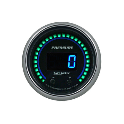 Autometer 52.4mm Black Switchable 0-1600 PSI/0-110 BAR Fluid Pressure Cobalt Elite Digital Gauge 6752-CB 6752-CB User 2
