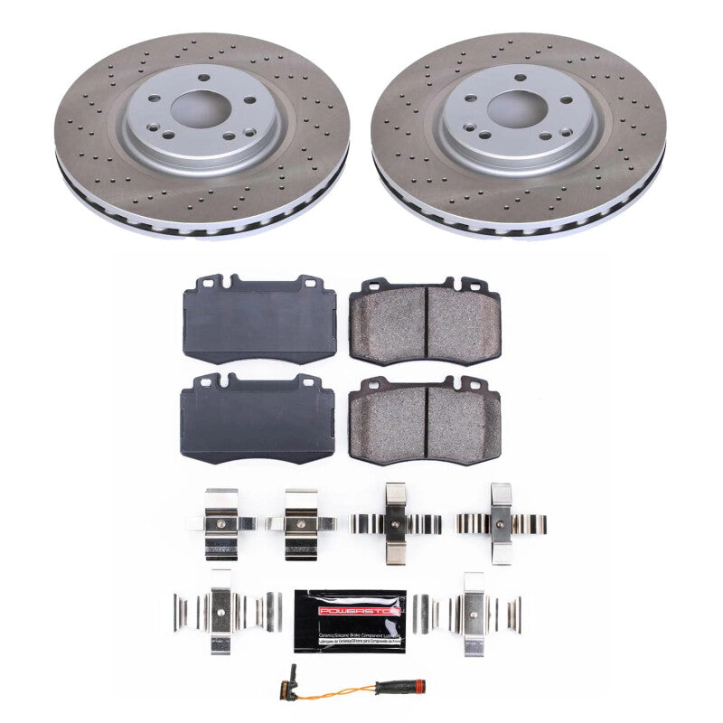 PowerStop Power Stop 05-06 Mercedes-Benz SLK350 Front Semi-Coated Rotor Kit SC2950 SC2950 Photo - Primary