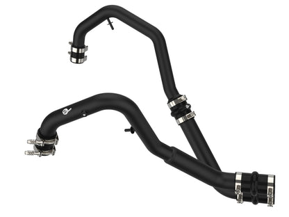 aFe Bladerunner Intercooler Hot Charge Pipe Black 2-2.5in 2021+ Ford F-150 V6-2.7L (tt) 46-20478-B 46-20478-B Photo - Primary
