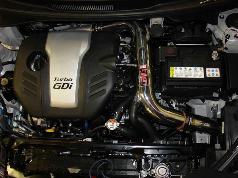 Injen Black Cold Air Intake 13 Hyundai Veloster Turbo 1.6L 4 Cyl Turbo SP1341BLK Photo - Mounted