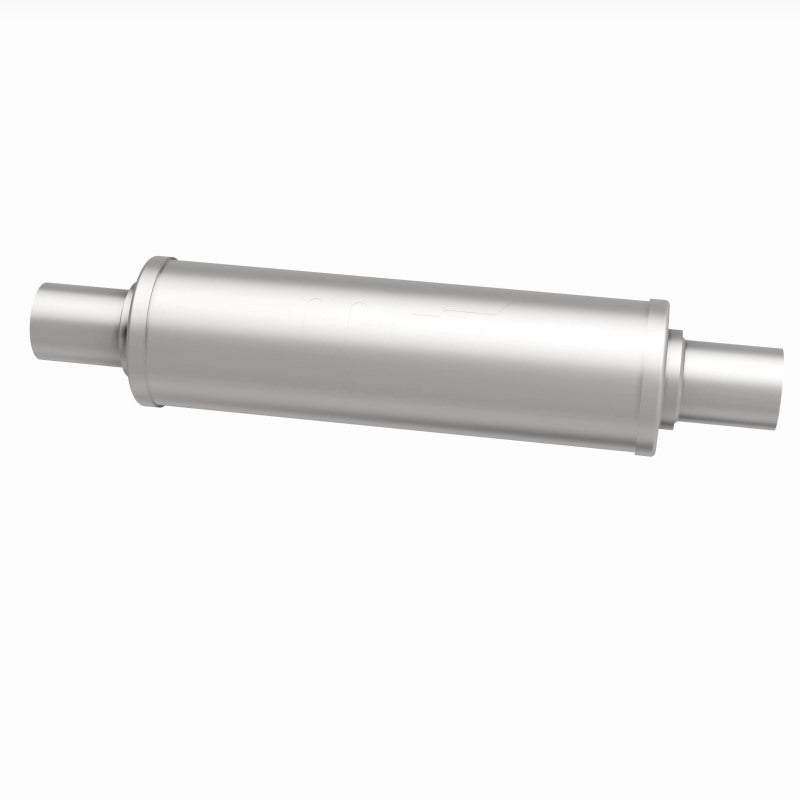 MagnaFlow 4" Round Center/Center Straight Through Performance Muffler 10414 360 Degree Image Set