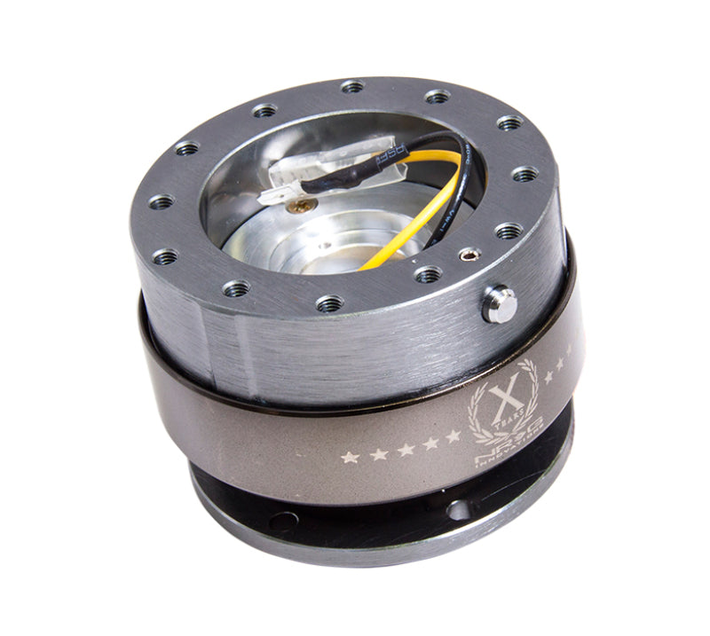 NRG Gen 2.0 Quick Release Gun Metal Body/Titanium Chrome Ring SRK-200GM Photo - Primary