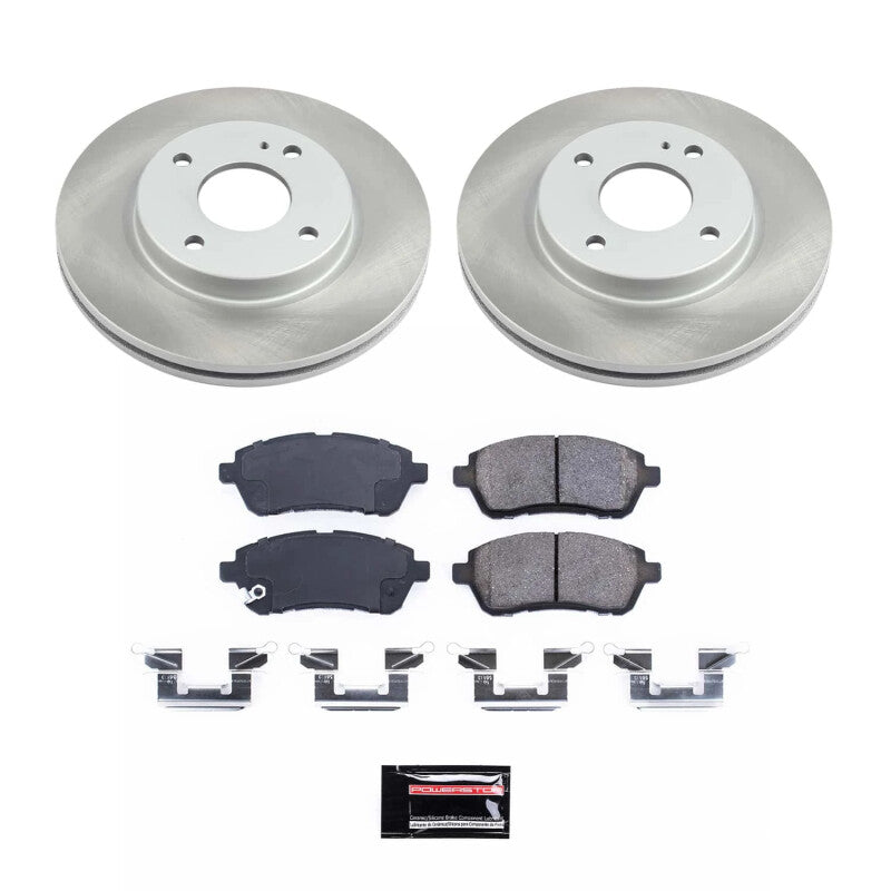 PowerStop Power Stop 11-19 Ford Fiesta Front Semi-Coated Rotor Kit SC5969 SC5969 Photo - Primary