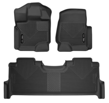 Husky Liners 17-19 Ford F-250 Super Duty CC w/Storage Box Front & 2nd Seat X-Act Floor Liners 53388 53388 User 1