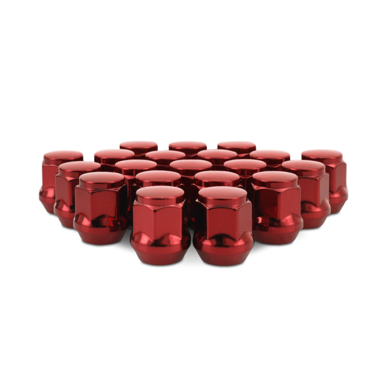 Mishimoto Steel Acorn Lug Nuts M12 x 1.5 - 20pc Set - Red MMLG-AC1215-20RD MMLG-AC1215-20RD User 1