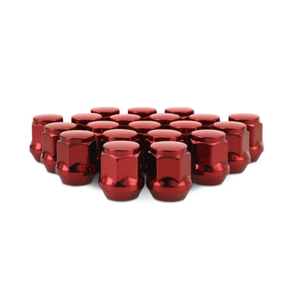 Mishimoto Steel Acorn Lug Nuts M12 x 1.5 - 20pc Set - Red MMLG-AC1215-20RD MMLG-AC1215-20RD User 1