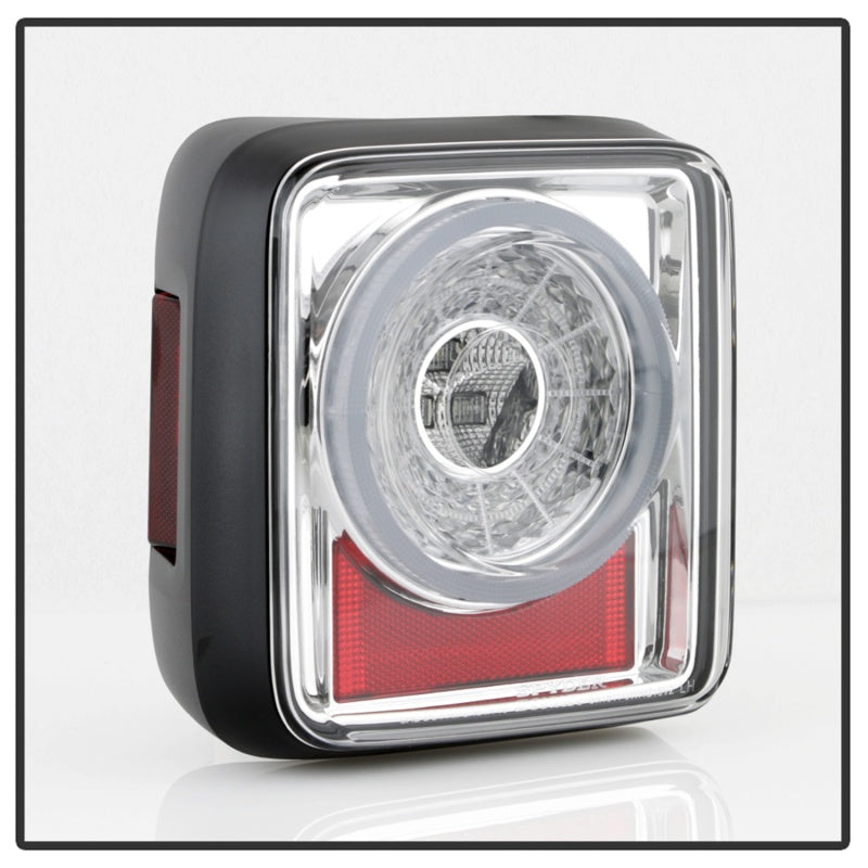 Spyder 19-20 Jeep Wrangler - Full LED Tail Lights - Seq Turn Signal - Chrome ALT-YD-JW19-SEQ-C 5086167 5086167 Photo - Unmounted