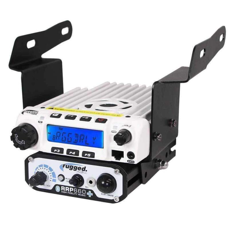 Rugged Radios Polaris RZR 570 800 900 Mount for M1 / G1 / RM60 / GMR45 Radio and Rugged Intercom MT-900-RM60 MT-900-RM60 Photo - Primary