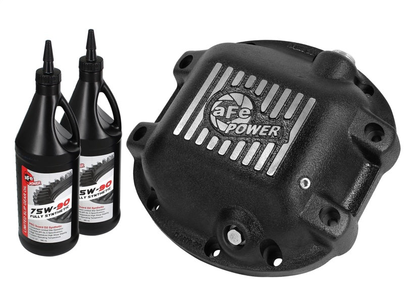 aFe  POWER 46-70192-WL Differential Cover, Machined Fins w/ Gear Oil 46-70192-WL Photo - Primary