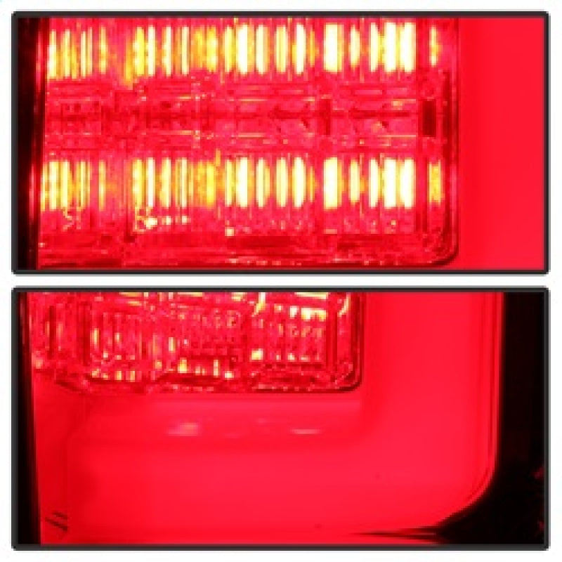 Spyder 09-14 Ford F150 V2 Light Bar LED Tail Lights - Red Clear (ALT-YD-FF15009V2-LBLED-RC) 5084224 5084224 Photo - Unmounted