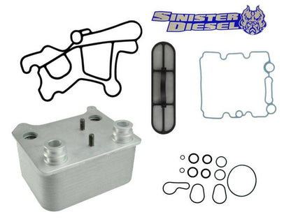 Sinister Diesel 03-07 Ford Powerstroke 6.0L Oil Cooler Kit (Includes Gaskets & O-Rings) SD-OC-6.0 SD-OC-6.0 Photo - Primary
