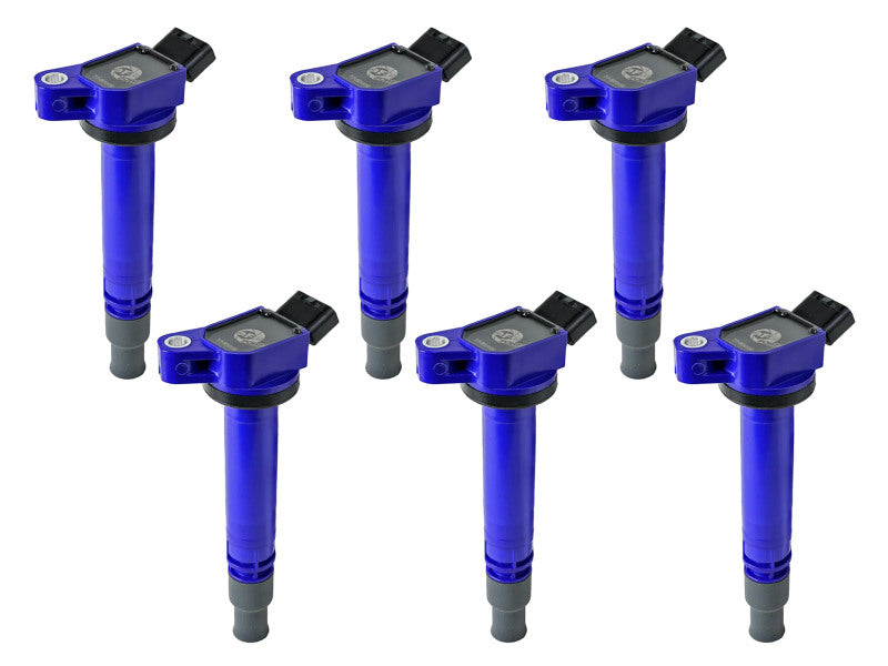 aFe 03-12 Toyota 4Runner V6 4.0L / 05-23 Toyota Tacoma L4 2.7L SCORCHER Ignition Coil - Set of 6 77-92006-MC 77-92006-MC Photo - Primary