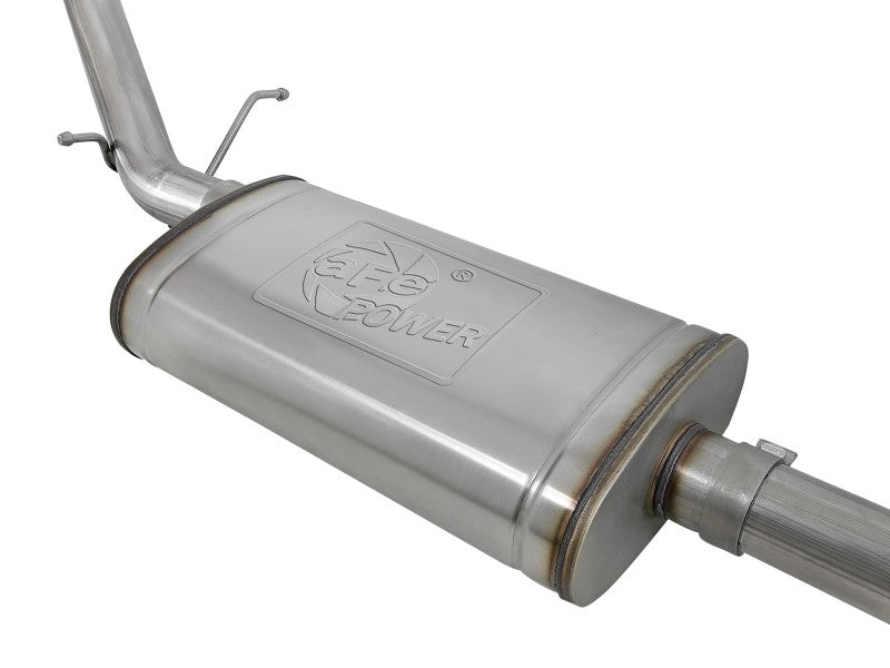 aFe Vulcan Series 3in 304SS Exhaust Cat-Back w/Blk Tip 2019 GM Silverado/Sierra 1500 L4-2.7L (t) 49-34109-B 49-34109-B Photo - Unmounted