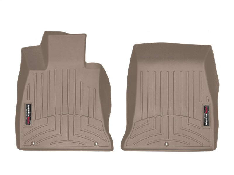 WeatherTech 2018+ Kia Stinger Front FloorLiner - Tan 4514341 4514341 Photo - Unmounted