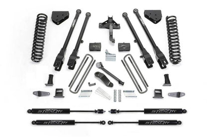 Fabtech 08-10 Ford F450/F550 4WD 6in 4 Link System w/Stealth Shocks K2054M K2054M Photo - Primary
