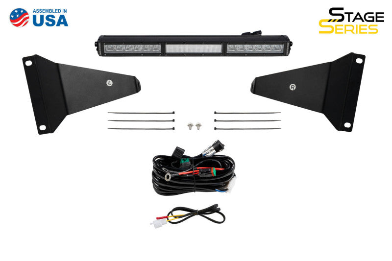 Diode Dynamics Stealth Bumper Light Bar Kit for 2019-Present Ram - Amber Combo DD7628 DD7628 User 7
