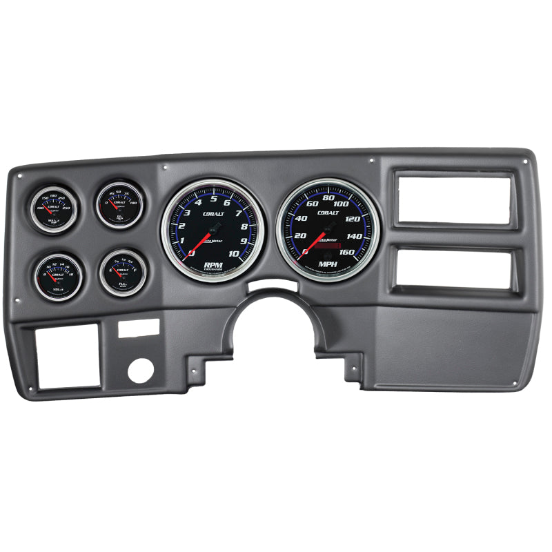 Autometer Cobalt 73-83 Chevy Truck/Suburban Kit 6pc Tach / MPH / Fuel / Oil / WTMP / Volt 7027-CB 7027-CB Photo - Primary