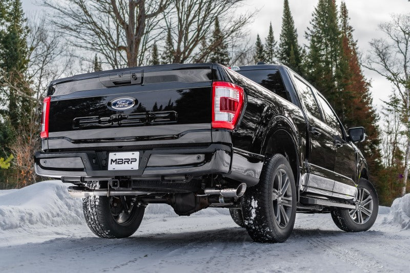 MBRP 21-   Ford F150 2.7/3.5/ 5.0L Cat Back Exhaust MBRS5213409 S5213409 Photo - lifestyle view
