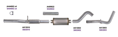 Diamond Eye Performance Diamond Eye KIT 3in CB SGL GAS AL CHEVY/GM 4.8L 5.3L 1500 K3124A K3124A Photo - Unmounted